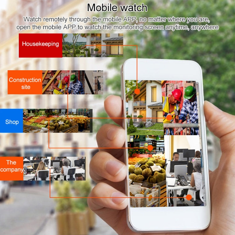 AL-63 2.0 Million Pixels 1080P HD WiFi IP Camera, Support Night Vision & Motion Detection & Two-way Intercom & TF Card, AU Plug