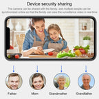 AL-63 2.0 Million Pixels 1080P HD WiFi IP Camera, Support Night Vision & Motion Detection & Two-way Intercom & TF Card, AU Plug