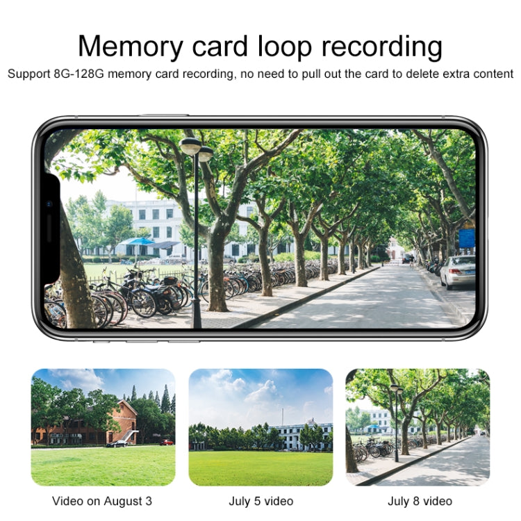 Q8 1080P HD Wireless IP Camera, Support Motion Detection & Infrared Night Vision & TF Card, AU Plug