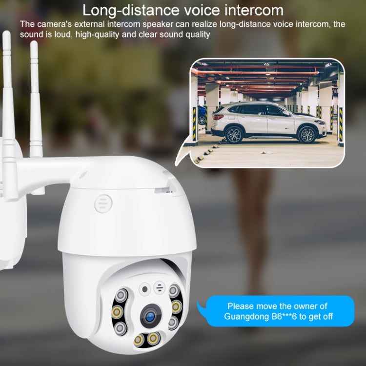 QX21 1080P HD WiFi IP Camera, Support Night Vision & Motion Detection & Two Way Audio & TF Card, AU Plug