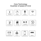 QX48 Pixels 1080P HD Wireless IP Camera, Support Motion Detection & Infrared Night Vision & TF Card