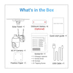 ESCAM QF480 EU Version HD 1080P IP66 Waterproof 4G Solar Panel PT IP Camera with Battery, Support Night Vision / Motion Detection / TF Card / Two Way Audio