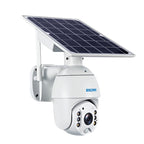 ESCAM QF480 EU Version HD 1080P IP66 Waterproof 4G Solar Panel PT IP Camera with Battery, Support Night Vision / Motion Detection / TF Card / Two Way Audio