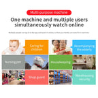 W18 1080P HD WiFi Smart Mini Security Camera, Support 155 Degrees Wide Angle & Motion Detection & Infrared Night Vision & TF Card