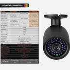 TV-635H2/A IP66 Waterproof 1920x1080P AHD Camera, 1/2.7 inch 2MP CMOS Sensor Lens, Motion Detection, 20m IR Night Vision, CE & RoHS Certificated