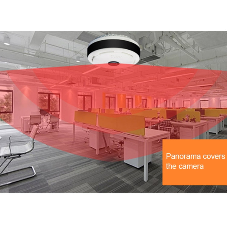 V380pro 360 Degree 1280*960P Network Panoramic Camera with TF Card Slot ,Support Mobile Phones Control