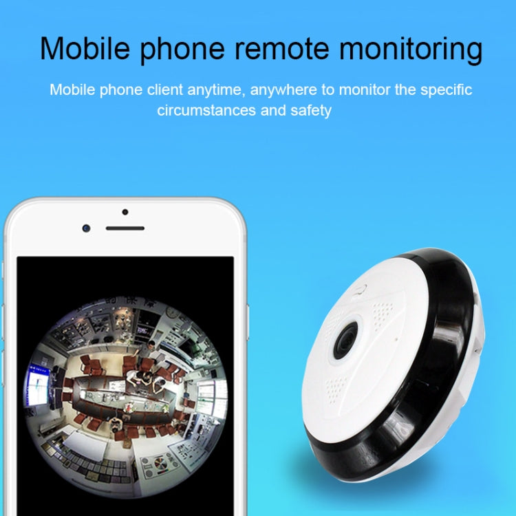 V380pro 360 Degree 1280*960P Network Panoramic Camera with TF Card Slot ,Support Mobile Phones Control