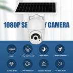 T22 1080P Full HD Solar Powered 4G Network EU Version Camera, Support PIR Alarm, Night Vision, Two Way Audio, TF Card