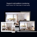 T23 2288 x 1288P Full HD Solar Powered WiFi Camera, Support PIR Alarm, Night Vision, Two Way Audio, TF Card, Not Include Battery