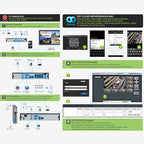 533H2 / IP 3.6mm 2MP Lens Full HD 1080P Indoor Security Dome Surveillance Camera with 20 Meter Night Vision Function