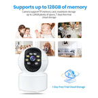 A10 Mini 360 PTZ WiFi Surveillance Camera Smart Home IP Camera  Night Vision Baby Monitor