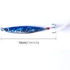 HENGJIA 7 PCS Metal Lures Iron Fishing Lures Bait