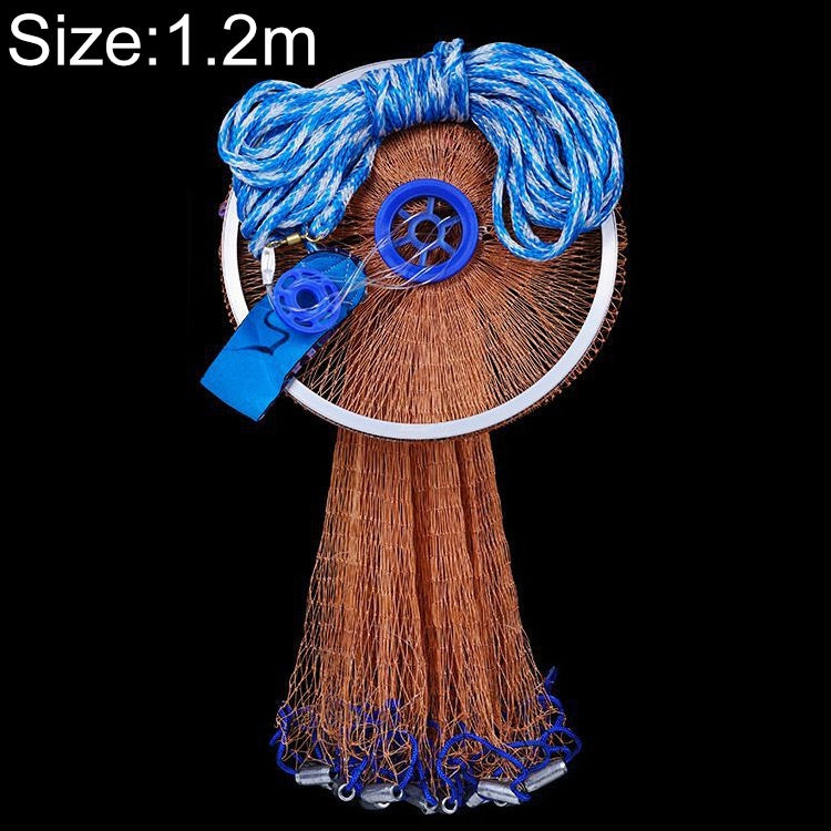 American Easy Throw Cast Net Fishing Mesh Fishing Tackle