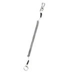 Outdoor Multi-functional Anti-lost Keychain TPU Spring Lanyard, Length: 32cm