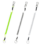 Outdoor Multi-functional Anti-lost Keychain TPU Spring Lanyard, Length: 32cm