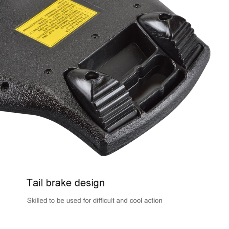 Fashion Vulcan Pattern Two-wheeled Skateboard Luminous Flash Wheel Vitality Board