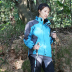 KODENOR Outdoor Mountaineering Portable Foldable Carbon Fibre Straight Handle Alpenstocks Trekking Poles, Length : 63-135CM