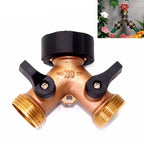 2 In 1 Household Water Tap Valve Shunt Connector