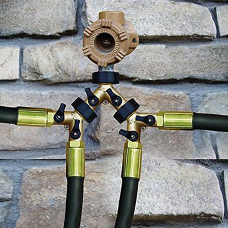 2 In 1 Household Water Tap Valve Shunt Connector