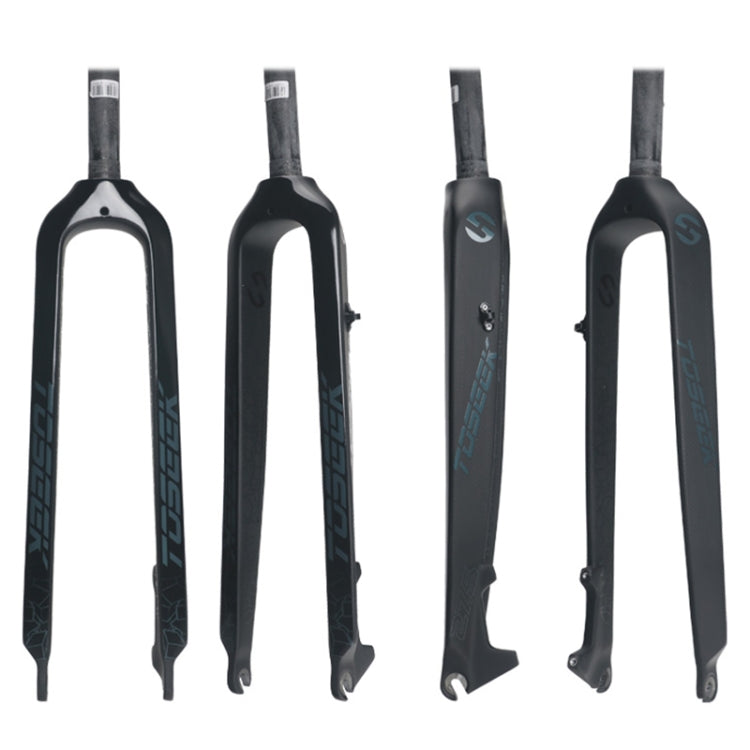 TOSEEK Ultra Light 26 Inch 385mm Mountain Bike Full Carbon Front Fork Straight Tube Disc Brake