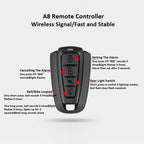 Antusi A8 Portable Rechargeable Rear Light Wireless Theft Alarm