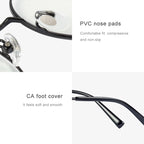 Original Xiaomi Mijia HD Nylon Lens Anti Blue-ray Glasses