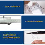 HENGJIA Colorful 3.0# 0.28mm 38LB 15.8kg Tension 300m Extra Strong 4 Shares Braid PE Fishing Line Kite Line