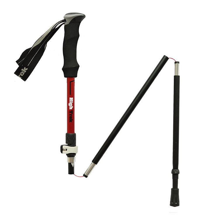 Outdoor Mountaineering Portable Foldable Ultra light Aluminium Alloy Alpenstocks Trekking Poles, Length : 35-125CM