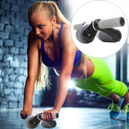Folding Abdominal Roller Round Home Office Mute Fitness Equipment Sports for Man / Woman