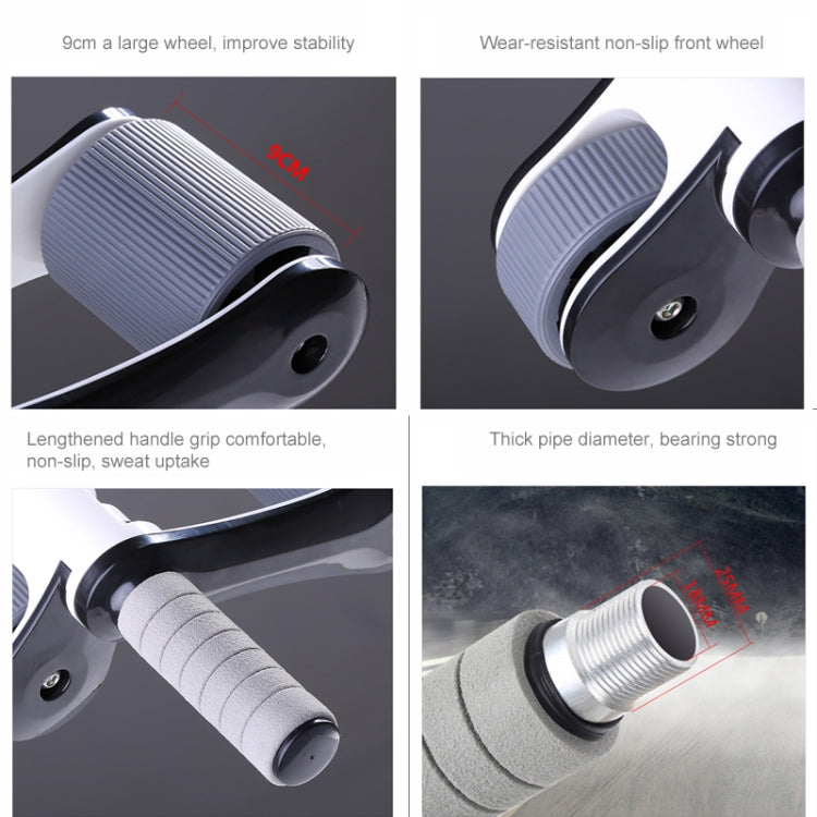 Folding Abdominal Roller Round Home Office Mute Fitness Equipment Sports for Man / Woman