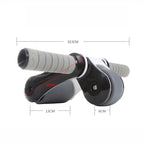 Folding Abdominal Roller Round Home Office Mute Fitness Equipment Sports for Man / Woman