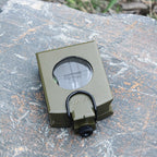 GoldGood K4074 Outdoor Multi-function Military Travel Geology Pocket Prismatic American Compass with Luminous Display