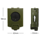 GoldGood K4074 Outdoor Multi-function Military Travel Geology Pocket Prismatic American Compass with Luminous Display
