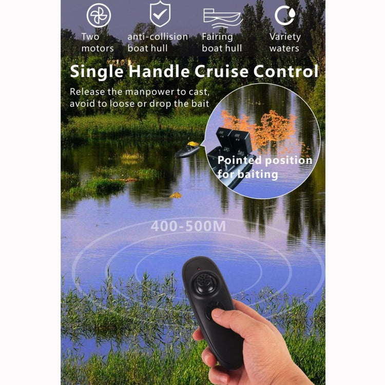 D13C Multi-function Double Warehouse Remote Control Nesting Ship Fishing Bait Boat