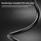 DC Male To DC Male + DC Female Power Connection Cable, Length: 0.3m