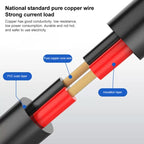 4 Pin DIN Male To DC 5.5x2.1mm Female Power Connection Cable, Length: 0.15m