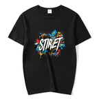 Round Neck Modal Short Sleeve T-shirt Custom Made Print Your Demand, Size: XXXL