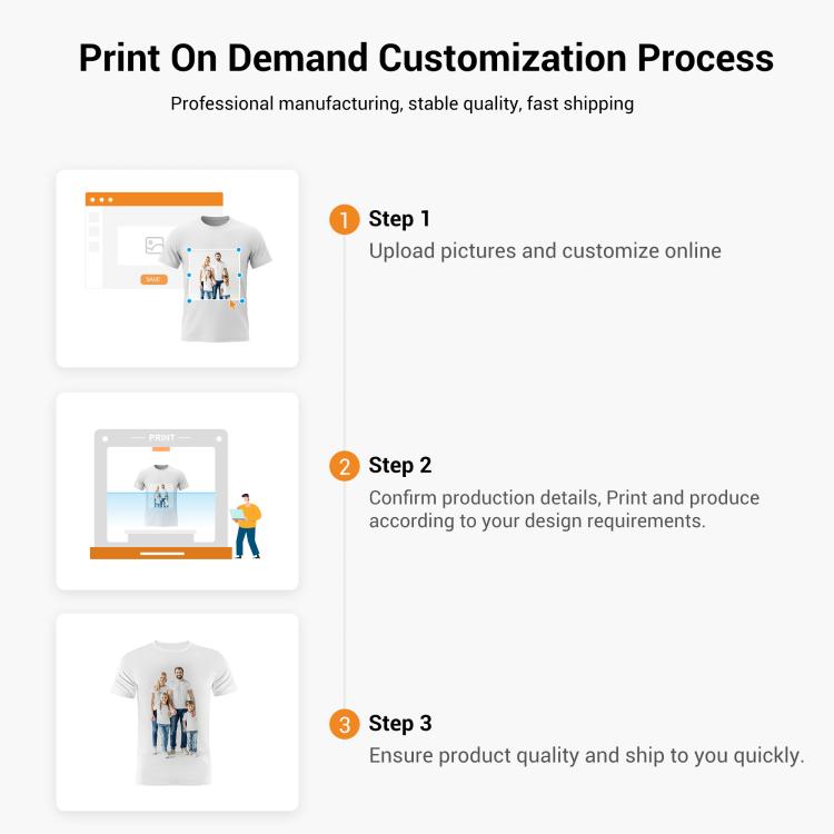 Round Neck Modal Short Sleeve T-shirt Custom Made Print Your Demand, Size: XXXL