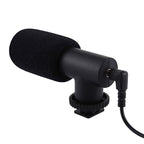 PULUZ 3.5mm Audio Stereo Recording Vlogging Professional Interview Microphone for DSLR & DV Camcorder, Smartphones