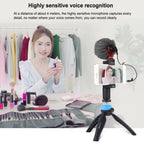 PULUZ Professional Interview Condenser Video Shotgun Microphone with 3.5mm Audio Cable for DSLR & DV Camcorder