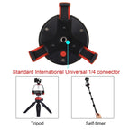 PULUZ Electronic 360 Degree Rotation Panoramic Head + Tripod Mount + GoPro Clamp + Phone Clamp with Remote Controller for Smartphones, GoPro Action Cameras