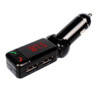 BC-06 Bluetooth Car Kit FM Transmitter Car MP3 Player with LED Display 2 USB Charger & Handsfree Function