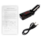 BC-06 Bluetooth Car Kit FM Transmitter Car MP3 Player with LED Display 2 USB Charger & Handsfree Function