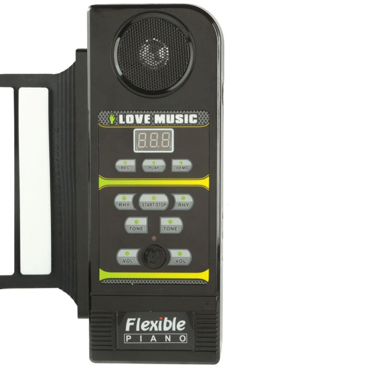 88 Keys Portable MIDI Silicone Flexible Roll Up Piano, Keyboard: 133 x 14.2 x 0.6cm