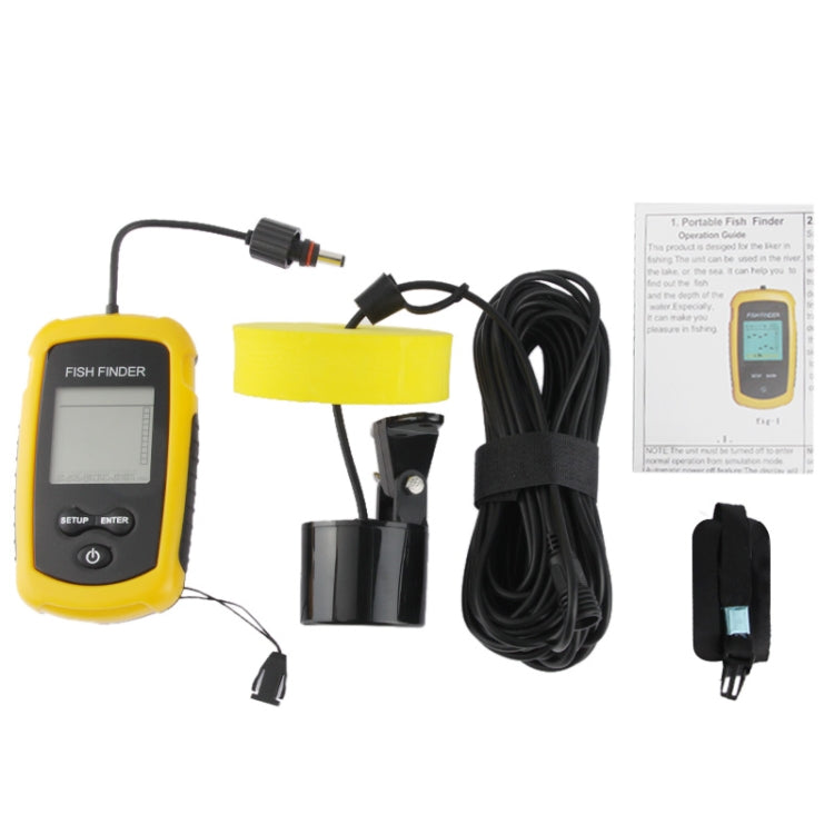 Portable Fish Finder with 2.0 inch Display, Depth Readings From 2.0 to 328ft (0.6-100m)
