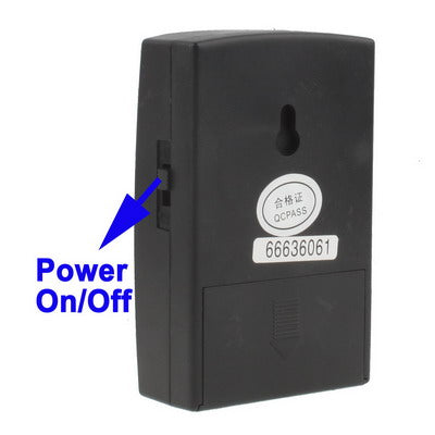 Wireless Remote Control Vibration Alarm, 2x Remote Control, Free GF22 Battery