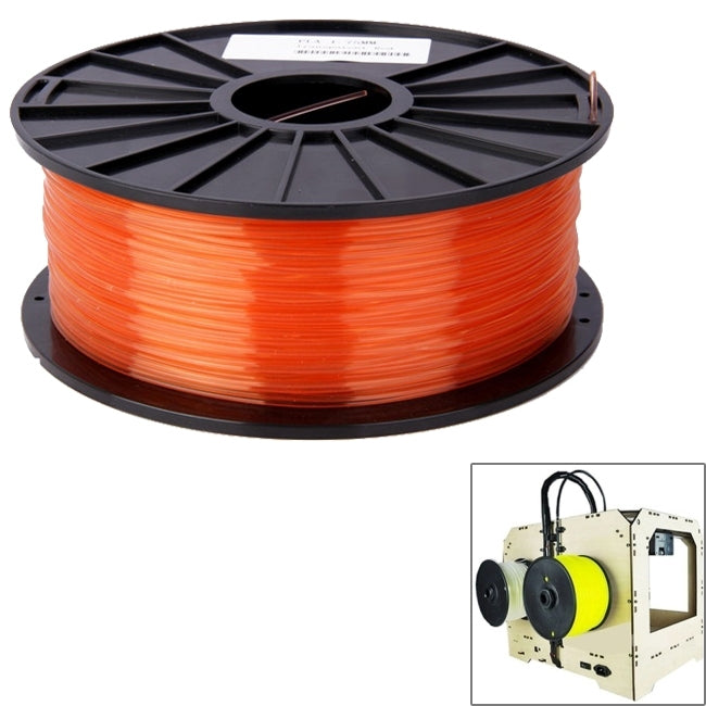 PLA 3.0 mm Transparent 3D Printer Filaments, about 115m