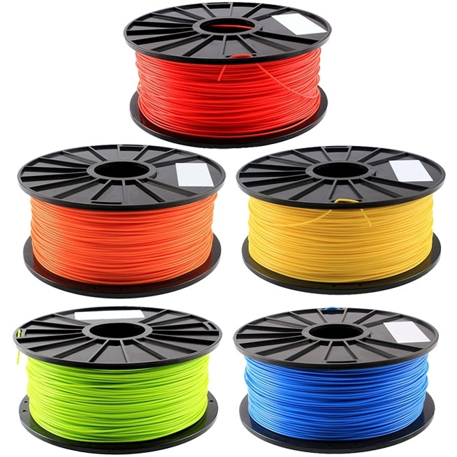 ABS 1.75 mm Fluorescent 3D Printer Filaments, about 395m