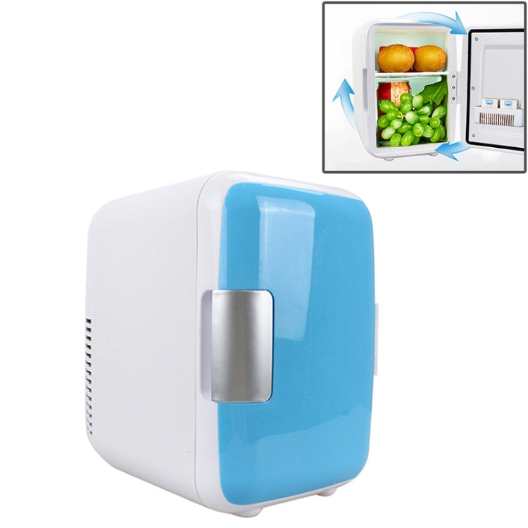 4L Mini Car Refrigerator Electric Cooler / Warmer, Random Color Delivery