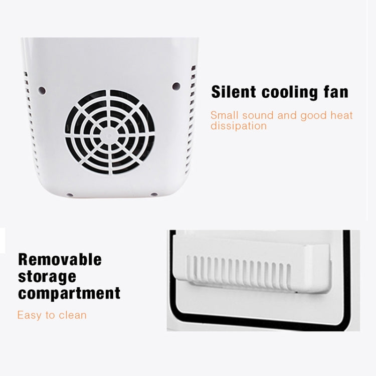 4L Mini Car Refrigerator Electric Cooler / Warmer, Random Color Delivery